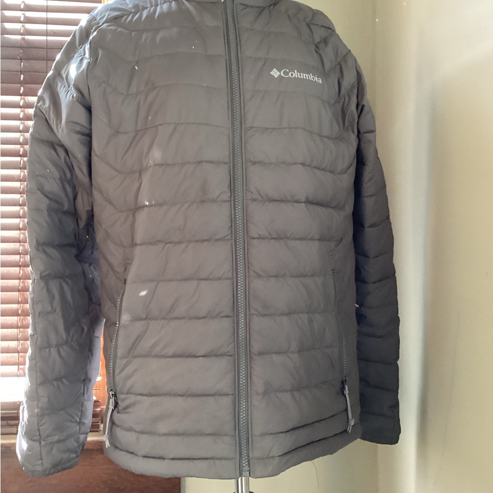 Columbia Men's Charcoal Puffer Jacket